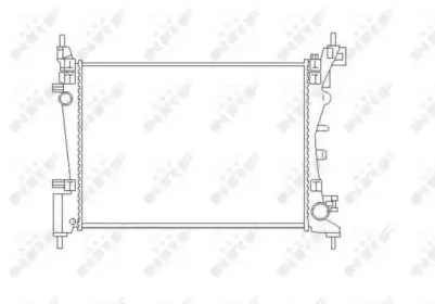 55340 NRF Радіатор NRF купить