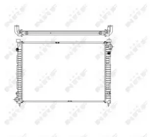 Радиатор, охлаждение двигателя NRF купить