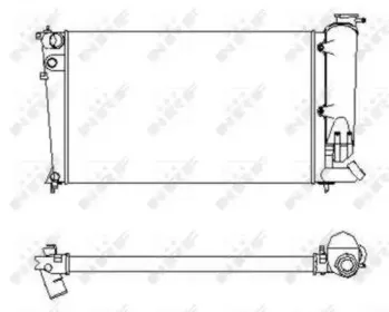 Радиатор, охлаждение двигателя NRF купить