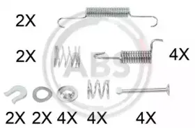 Комплектующие, тормозная колодка A.B.S. купить