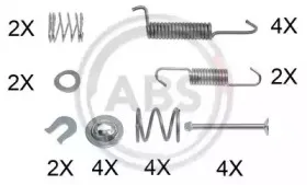 Комплектующие, тормозная колодка A.B.S. купить