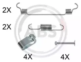Комплектующие, тормозная колодка A.B.S. купить