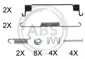 Комплектующие, тормозная колодка A.B.S. купить