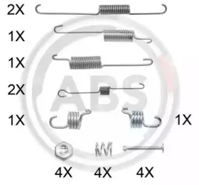 Комплектующие, тормозная колодка A.B.S. купить