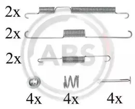 Комплектующие, тормозная колодка A.B.S. купить