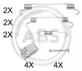 Комплектующие, тормозная колодка A.B.S. купить