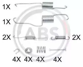 Комплектующие, тормозная колодка A.B.S. купить