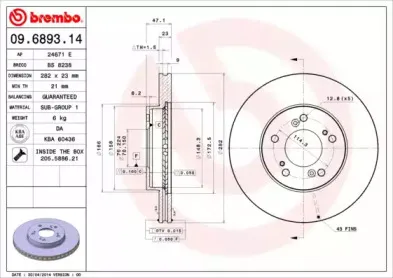 Тормозной диск A.B.S. купить