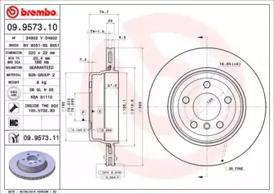 Тормозной диск A.B.S. купить