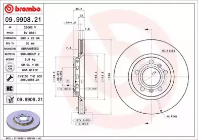 Тормозной диск A.B.S. купить