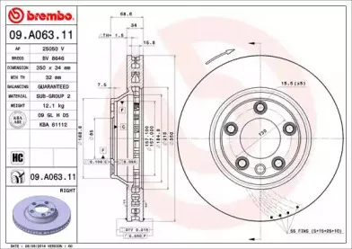 Тормозной диск A.B.S. купить