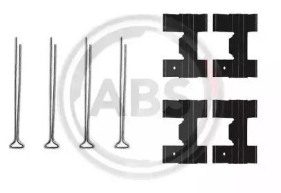Комплектующие, колодки дискового тормоза A.B.S. купить