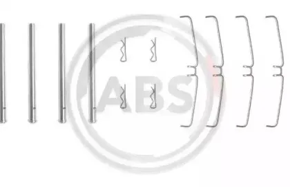 Комплектующие, колодки дискового тормоза A.B.S. купить