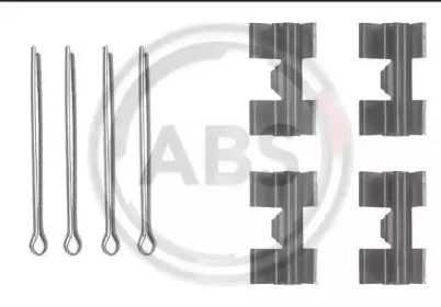 Комплектующие, колодки дискового тормоза A.B.S. купить