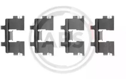 Комплектующие, колодки дискового тормоза A.B.S. купить