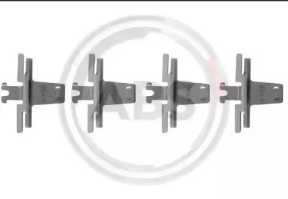 Комплектующие, колодки дискового тормоза A.B.S. купить