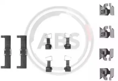 Комплектующие, колодки дискового тормоза A.B.S. купить