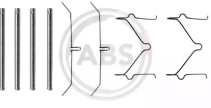 Комплектующие, колодки дискового тормоза A.B.S. купить