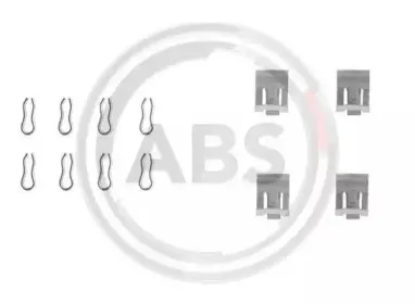 Комплектующие, колодки дискового тормоза A.B.S. купить