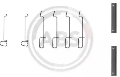 Комплектующие, колодки дискового тормоза A.B.S. купить