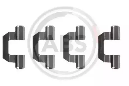 Комплектующие, колодки дискового тормоза A.B.S. купить