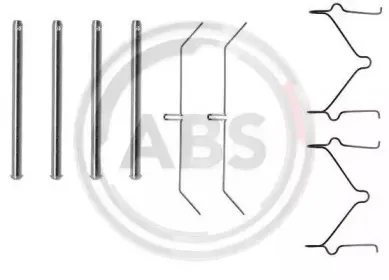 Комплектующие, колодки дискового тормоза A.B.S. купить