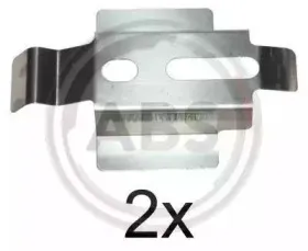 Комплектующие, колодки дискового тормоза A.B.S. купить