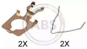 Комплектующие, колодки дискового тормоза A.B.S. купить