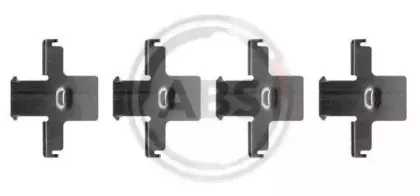 Комплектующие, колодки дискового тормоза A.B.S. купить