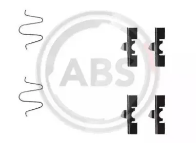 Комплектующие, колодки дискового тормоза A.B.S. купить