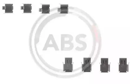 Комплектующие, колодки дискового тормоза A.B.S. купить