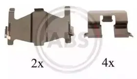Комплектующие, колодки дискового тормоза A.B.S. купить