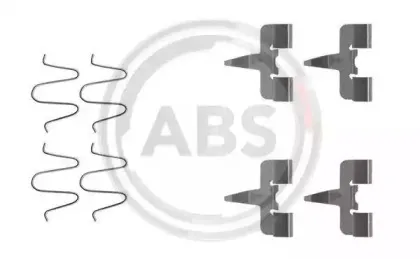 Комплектующие, колодки дискового тормоза A.B.S. купить