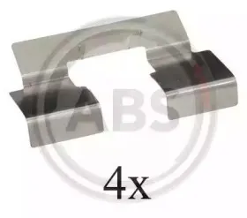 Комплектующие, колодки дискового тормоза A.B.S. купить