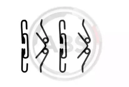 Комплектующие, колодки дискового тормоза A.B.S. купить