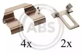 Комплектующие, колодки дискового тормоза A.B.S. купить