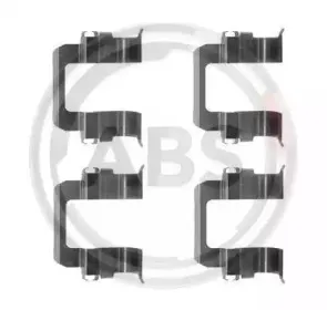 Комплектующие, колодки дискового тормоза A.B.S. купить