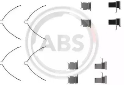 Комплектующие, колодки дискового тормоза A.B.S. купить