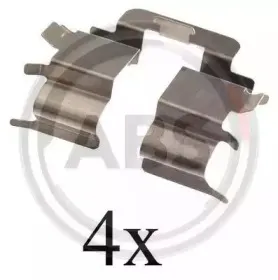 Комплектующие, колодки дискового тормоза A.B.S. купить