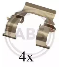 Комплектующие, колодки дискового тормоза A.B.S. купить