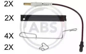 Комплектующие, колодки дискового тормоза A.B.S. купить