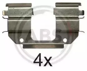 Комплектующие, колодки дискового тормоза A.B.S. купить