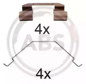 Комплектующие, колодки дискового тормоза A.B.S. купить