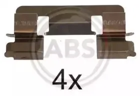 Комплектующие, колодки дискового тормоза A.B.S. купить