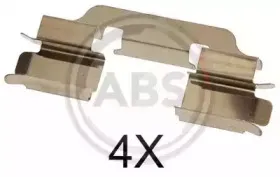 Комплектующие, колодки дискового тормоза A.B.S. купить