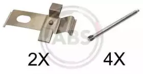 Комплектующие, колодки дискового тормоза A.B.S. купить