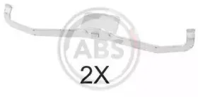 Комплектующие, колодки дискового тормоза A.B.S. купить