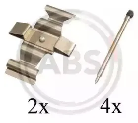 Комплектующие, колодки дискового тормоза A.B.S. купить