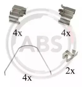 Комплектующие, колодки дискового тормоза A.B.S. купить