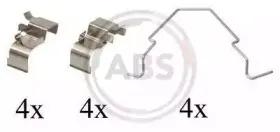 Комплектующие, колодки дискового тормоза A.B.S. купить